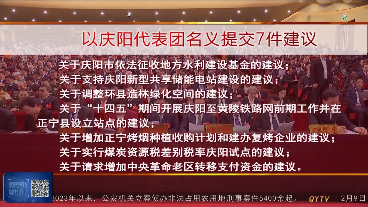 《慶陽新聞》2024年1月26日