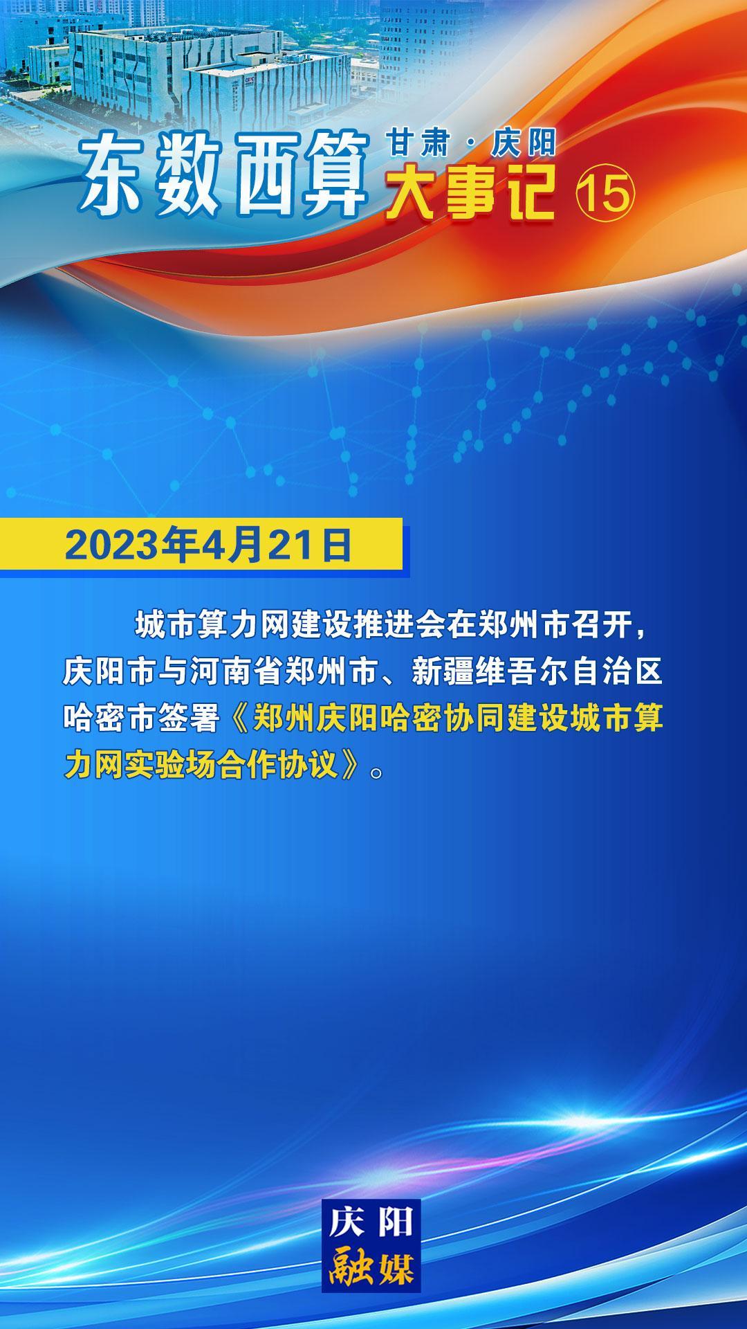 甘肅·慶陽(yáng)“東數(shù)西算”大事記之十五