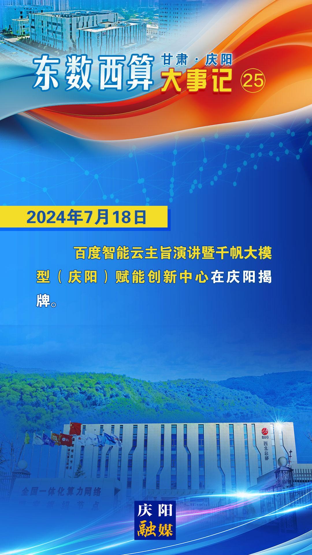 甘肅·慶陽(yáng)“東數(shù)西算”大事記之二十五